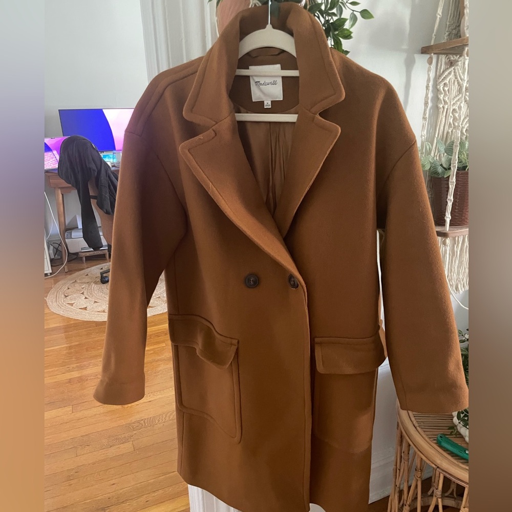 Madewell Averdon Coat in Insuluxe Fabric